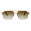 Sunglasses with brown frame and brown lenses on a white background