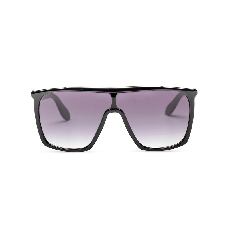 big black square men plastic sunglasses dark lens Italian style futuristic 