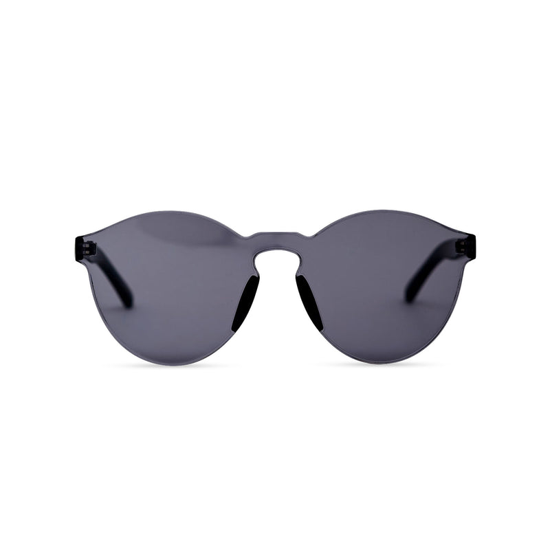 SOLFUL solid transparent black plastic sunglasses perfect party Ibiza rave day and night sunglasses PASTIKA 
